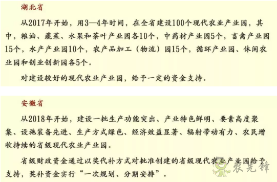 中央財政百億扶持資金支持現代農業產業園！ 申請又需要哪些事項？